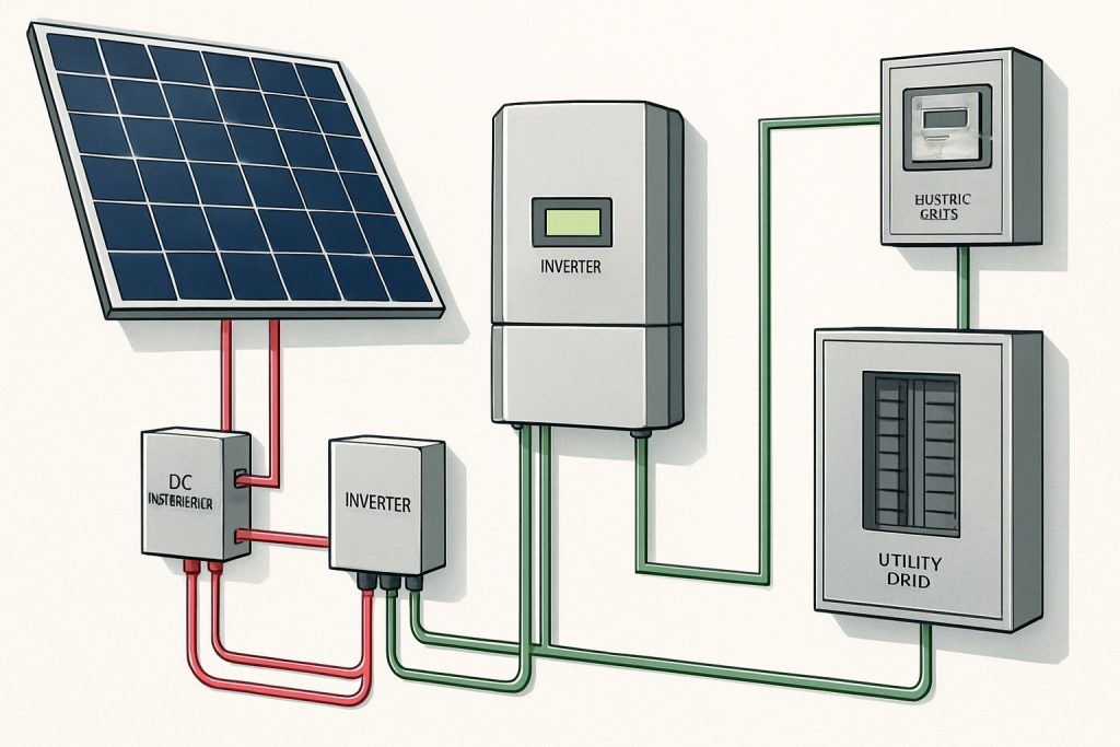 Schemat instalacji fotowoltaicznej 10kW – poradnik